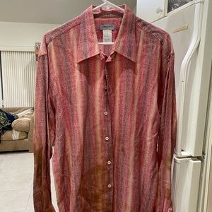 Versace button down shirt